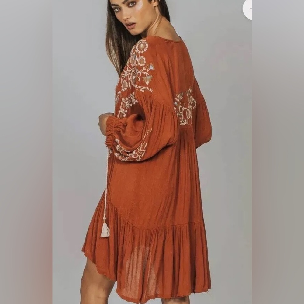 Free People floral tunic